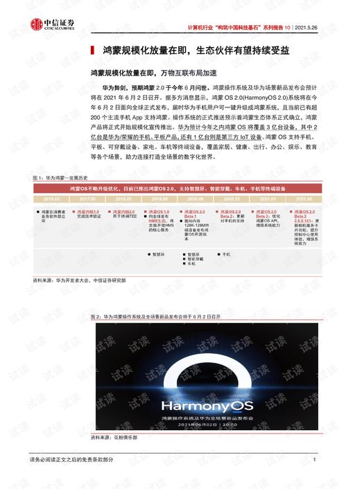鴻蒙放量與信創高潮 構筑中國科技基石的里程碑